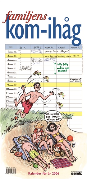 Familjens kom-ihåg kalender 2006