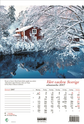 Vårt vackra Sverige almanacka 2007