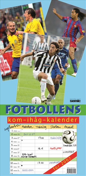Fotbollens kom-ihåg-kalender 2007