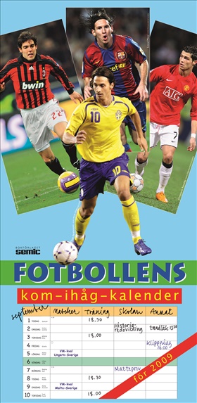 Fotbollens kom-ihåg-kalender 2009