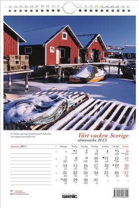 Vårt vackra Sverige almanacka 2013