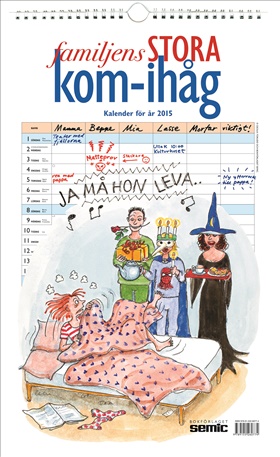 Familjens STORA kom-ihåg-kalender 2015