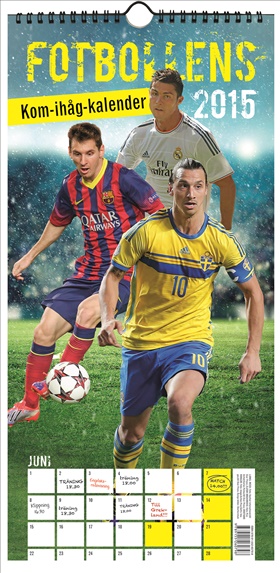Fotbollens kom-ihåg-kalender 2015