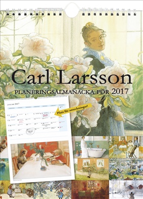 Carl Larsson planeringsalmanacka 2017