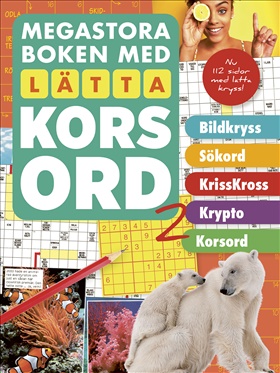 Megastora boken med lätta korsord 2