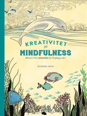 Kreativitet och mindfulness. 24 kort från vattenriket att färglägga och skicka