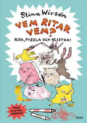 Vem ritar vem? Pysselbok med klistermärken