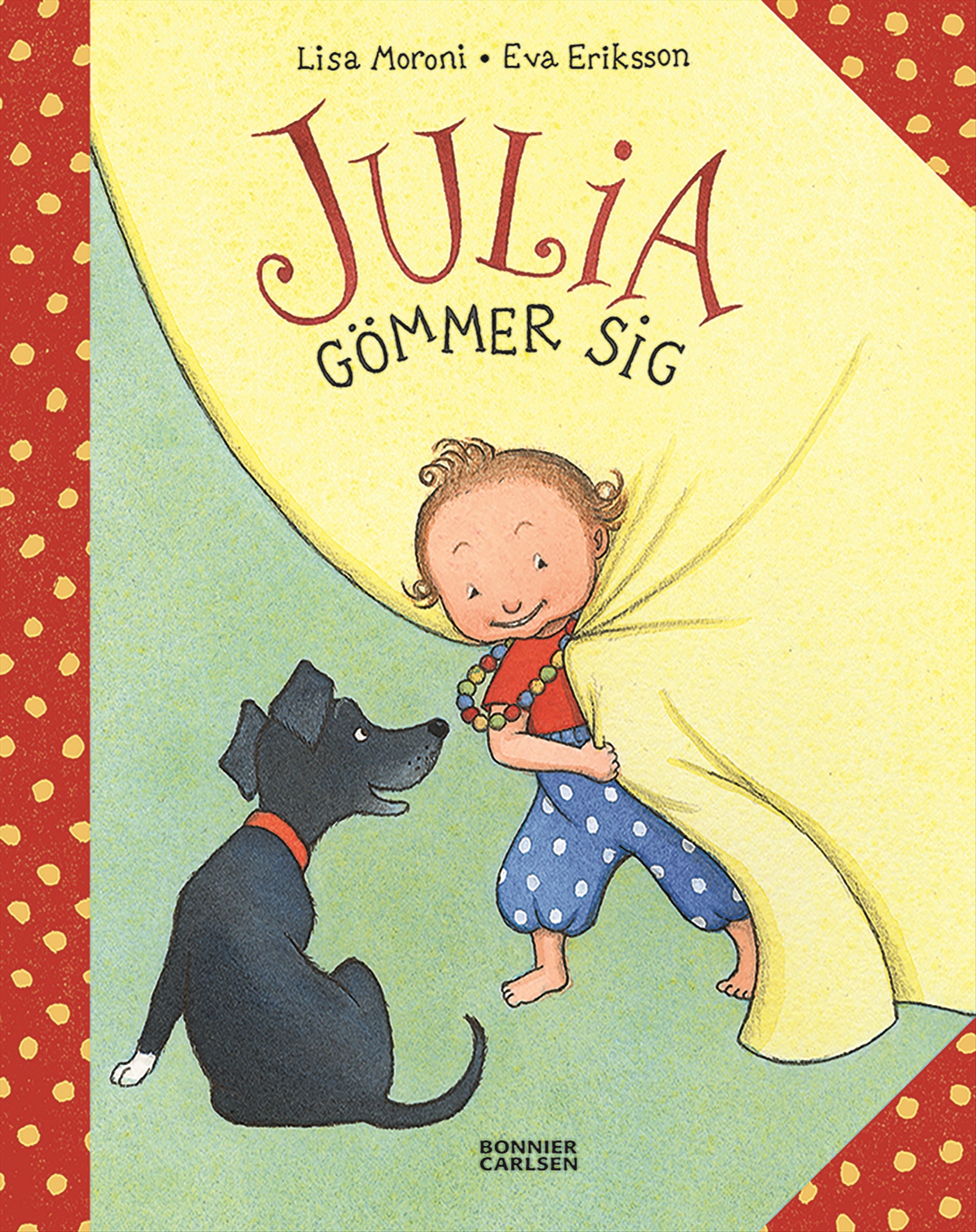 Omslag: Julia gömmer sig